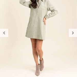 Elegant Sage Green Women's Dress